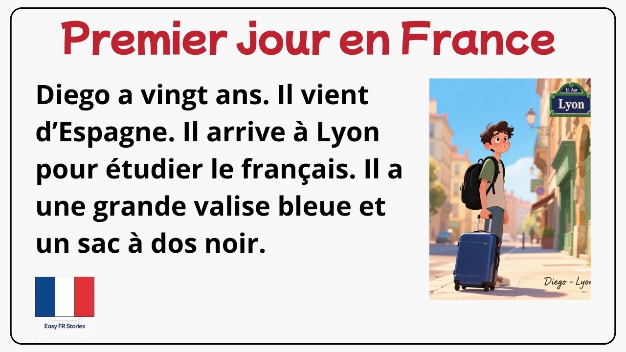 Easy French Story A1-A2 | Slow French for Beginners