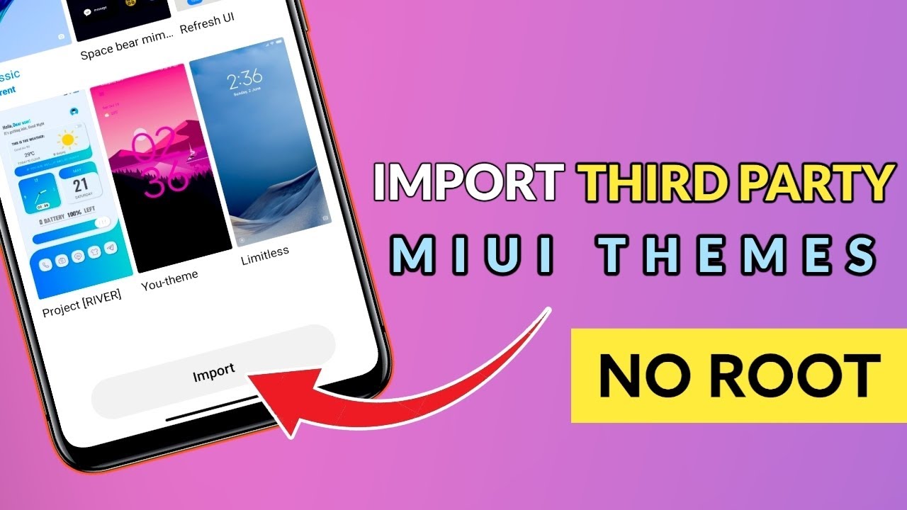Apply Third Party MIUI themes On Any Xiaomi Device - No Root