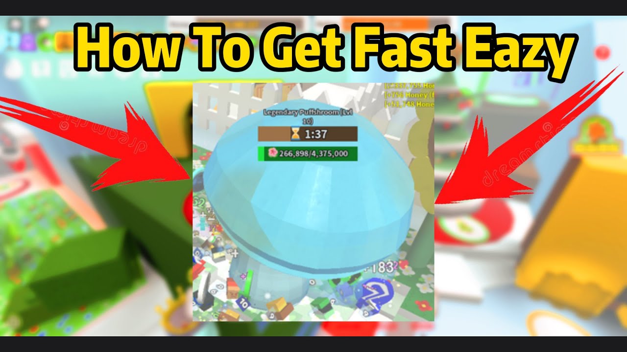 How To Get Legendary Puffshrooms Fast &mdash; Bee Swarm Simulator