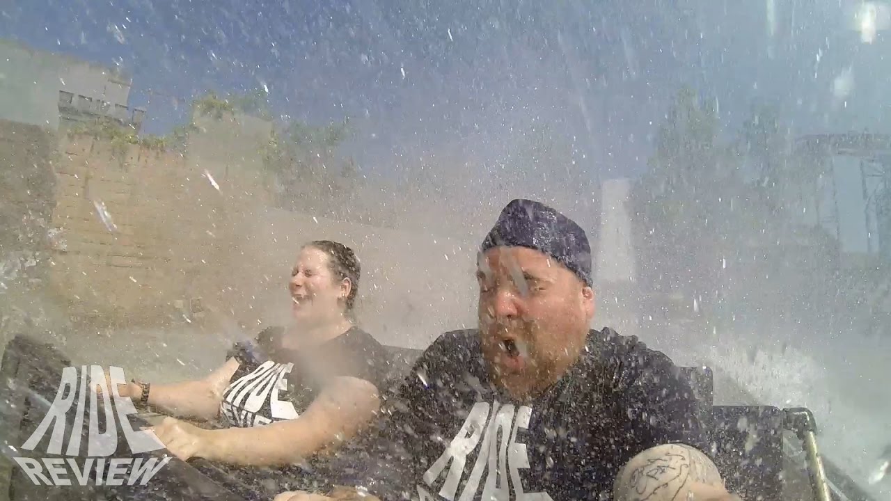 Las Cataratas Salvajes - POV - Parque Warner Madrid (Onride/Offride)
