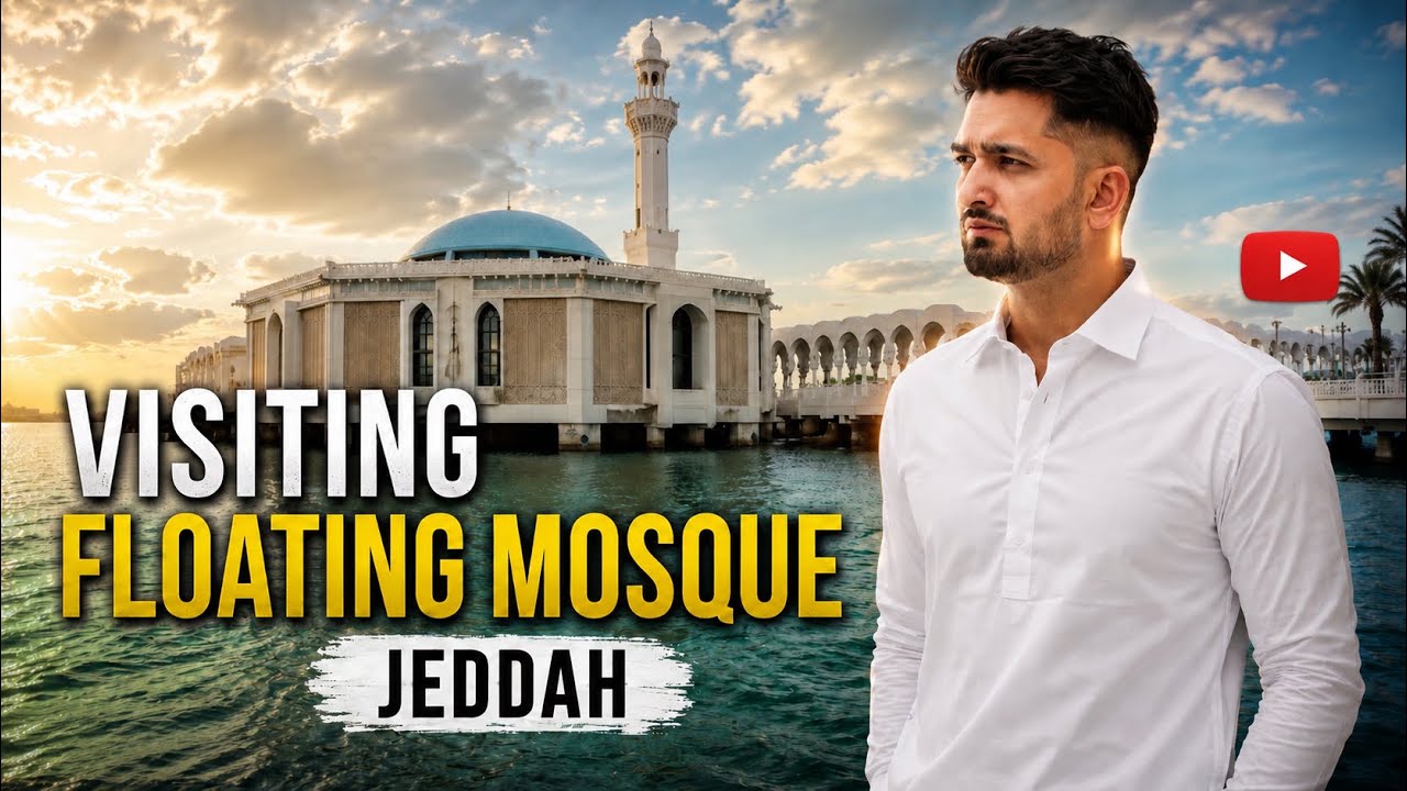 Mosque Built in the Sea 😲 | Jeddah Floating Mosque | Saudi Arabia Vlog🇸🇦