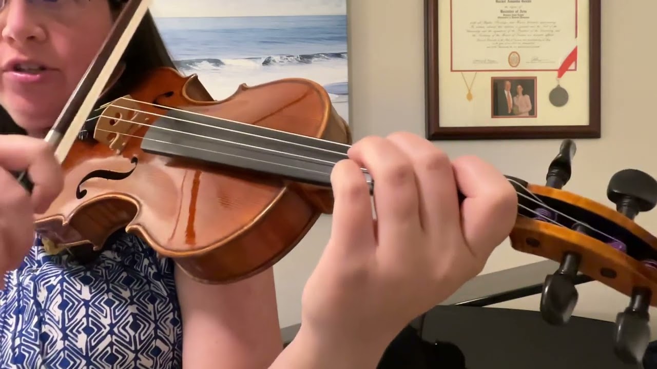 Kabuki Dance Violin 1 - practice video