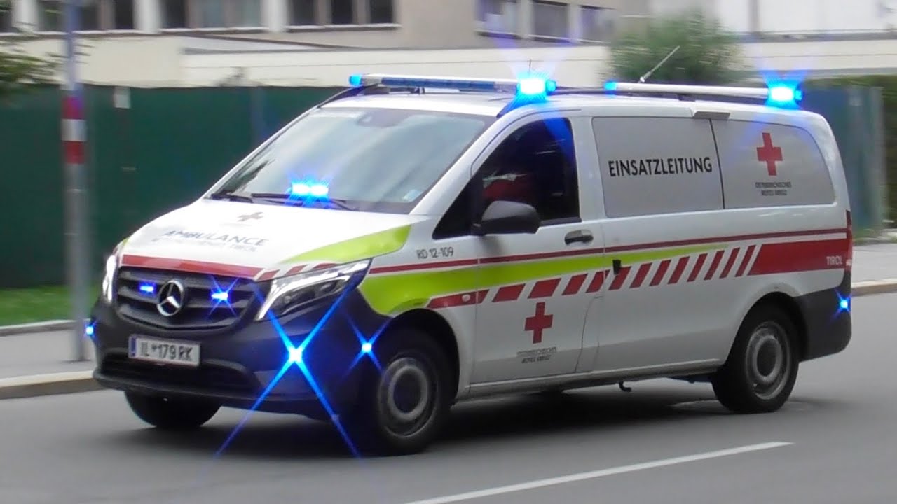 REF & RTWs ÖRK Innsbruck - Einsatzfahrten (Zusammenschnitt)