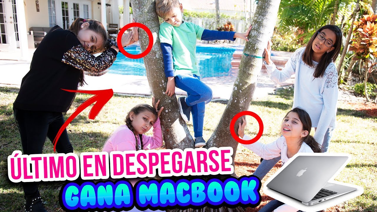 El último en DESPEGARSE del árbol gana MACBOOK y AIRPODS - reto extremo