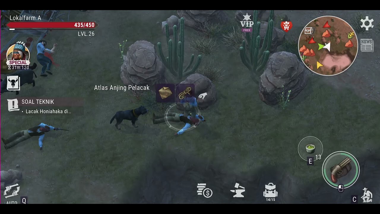 hari ke 8 Menyelasikan setiap misi harian dan skil tre