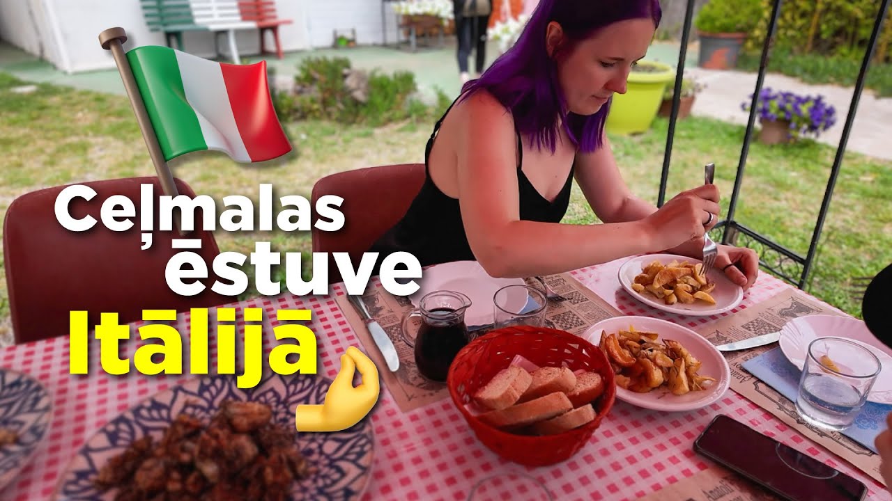 Ceļmalas ēstuves Itālijā pārsteidz katru reizi. Ģimenes brīvdienas Itālijā 6. sērija.