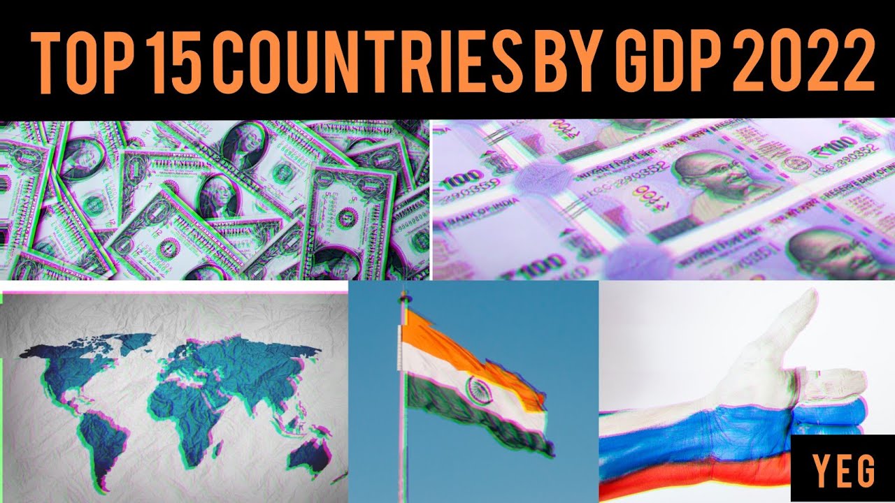 Top 15 Countries by GDP ranking 2022.   #nominalgdp