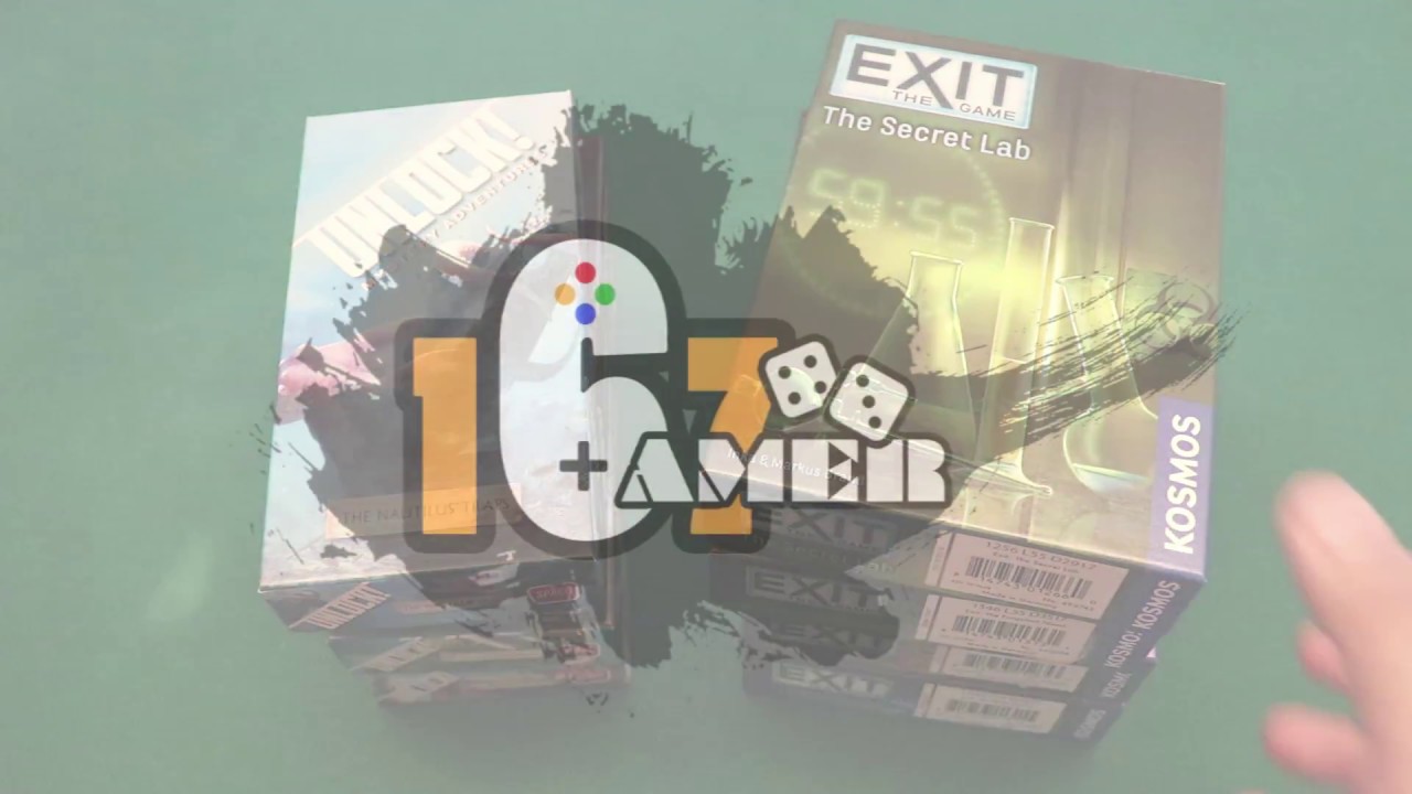 167gamer 密室逃脫Boardgame Unlock! vs Exit 介紹比較(粗口慎入)