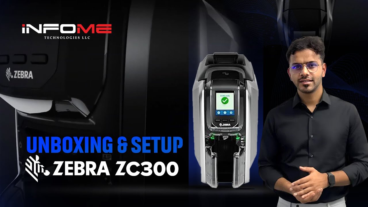 How to Setup Zebra ZC300 ID Card Printer | Unboxing & Installation Tutorial