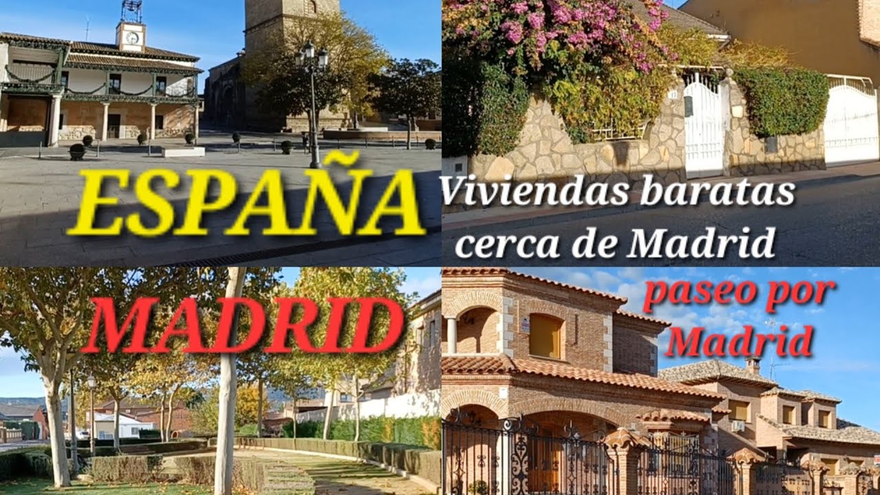 España Viviendas baratas cerca de Madrid Villa del Prado #españa #vida #casa