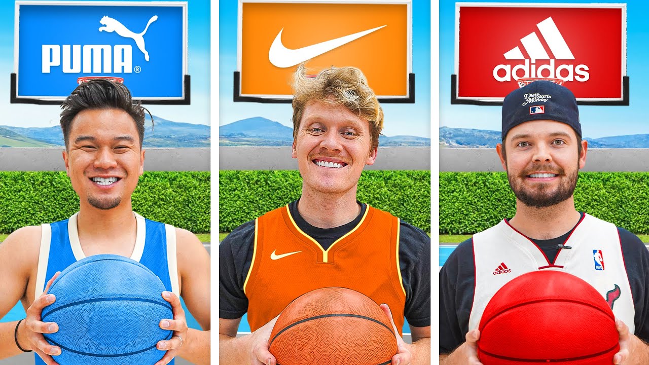 We Tested NIKE vs ADIDAS vs PUMA Basketball Gadgets!