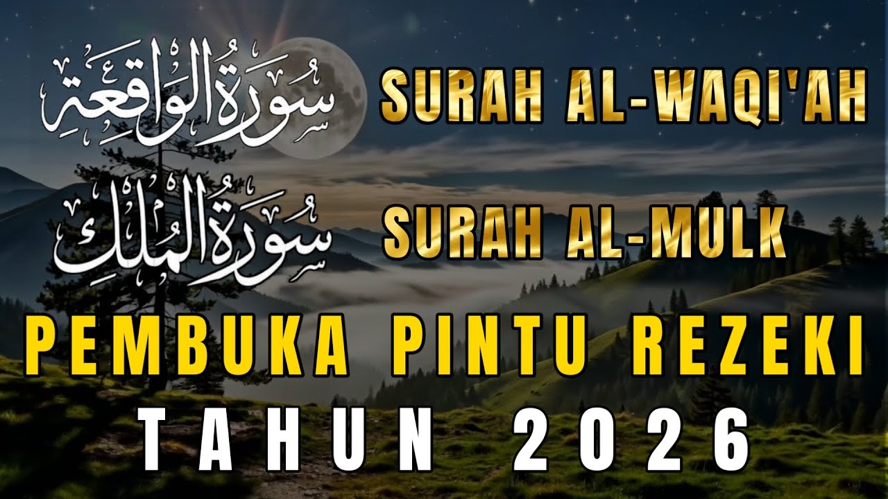 SURAT AL-MULK & SURAT AL-WAQI'AH PEMBUKA PINTU REZEKI DI TAHUN 2026