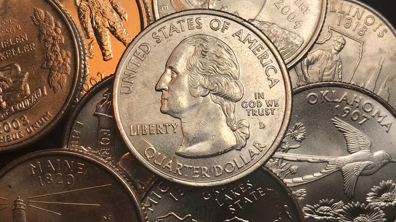 US Top 10 Lowest Mintage State Quarters - United States State Quarter Series