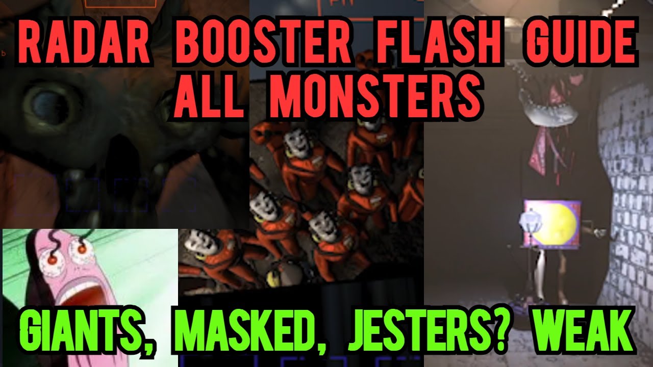 Radar Booster Flash is INSANE in Lethal Company! Full Guide for ALL MONSTERS