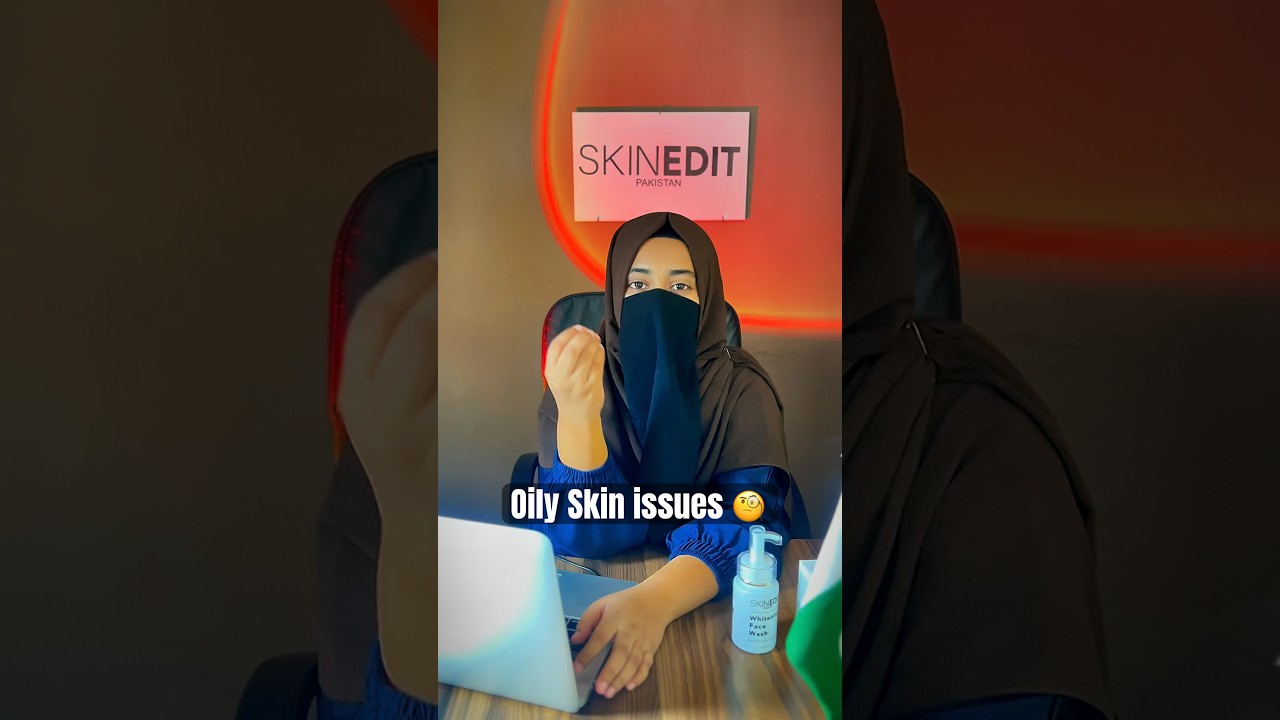 Oily Skin Problems and Solutions 😌 #skinedit #skincare #skincareproduct