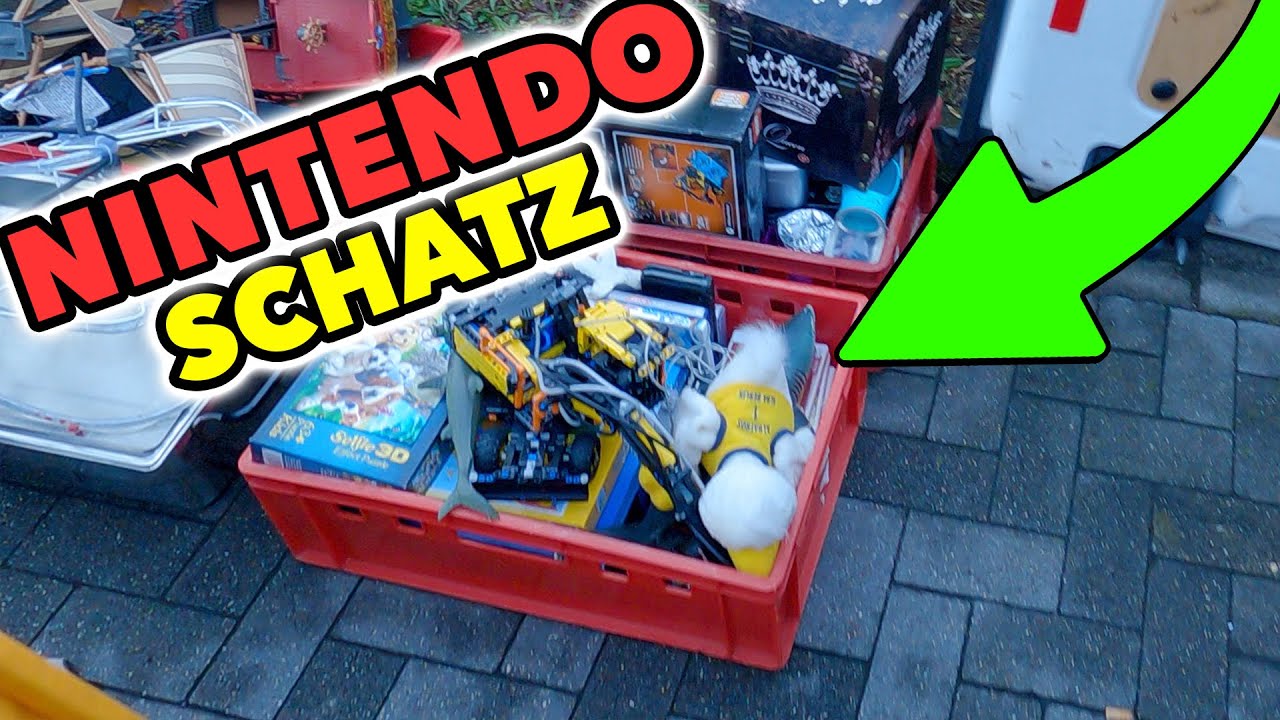 Live Flohmarkt: Schatzkiste mit Nintendo Sachen!
