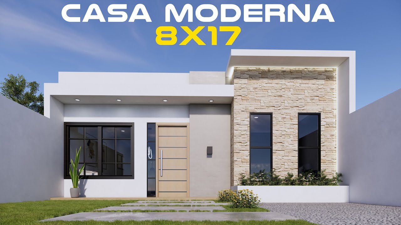 &iexcl;No necesitas m&aacute;s que esto! 🏡 Casa moderna de 8x17 con estilo y funcionalidad