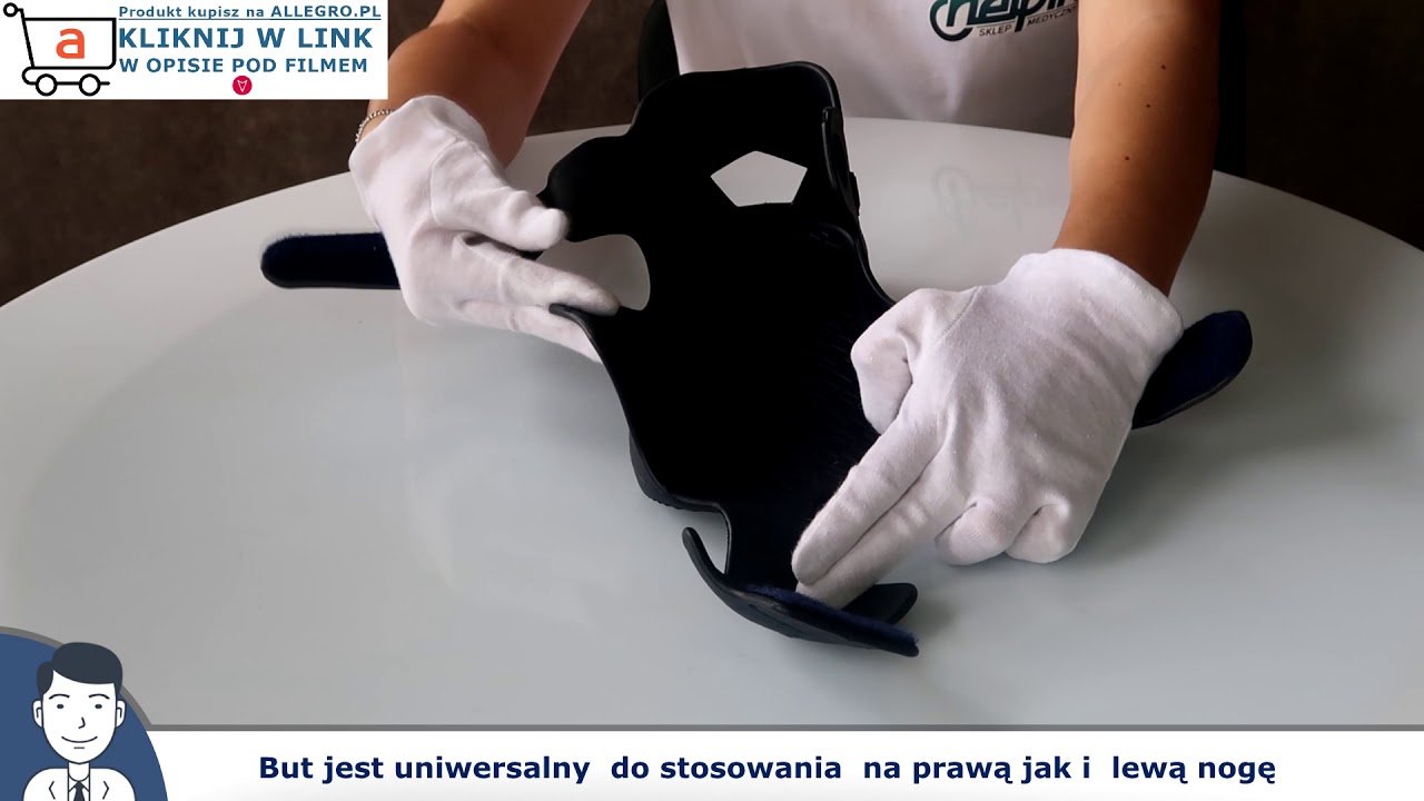 But na gips, kolor czarny, rozmiar M, MAXI ARMOR - Prezentacja produktu - Helpik24.pl