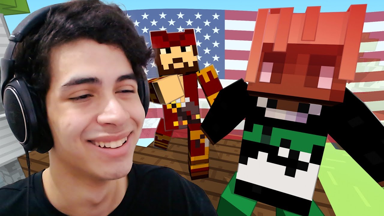 Minecraft com um GRINGO é MUITO ENGRAÇADO
