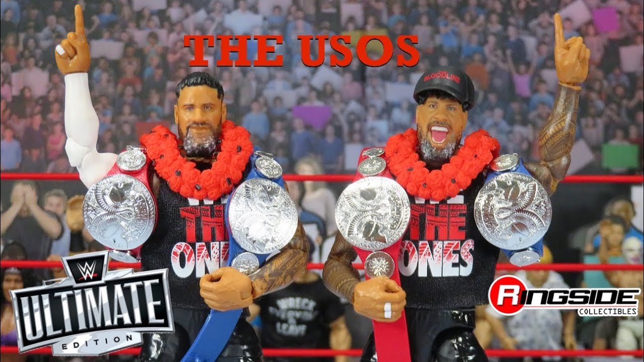 WWE Mattel Ringside Exclusive Ultimate Edition Jimmy & Jey Uso Figure Review!