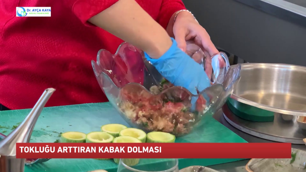 TOKLUĞU ARTTIRAN KABAK DOLMASI