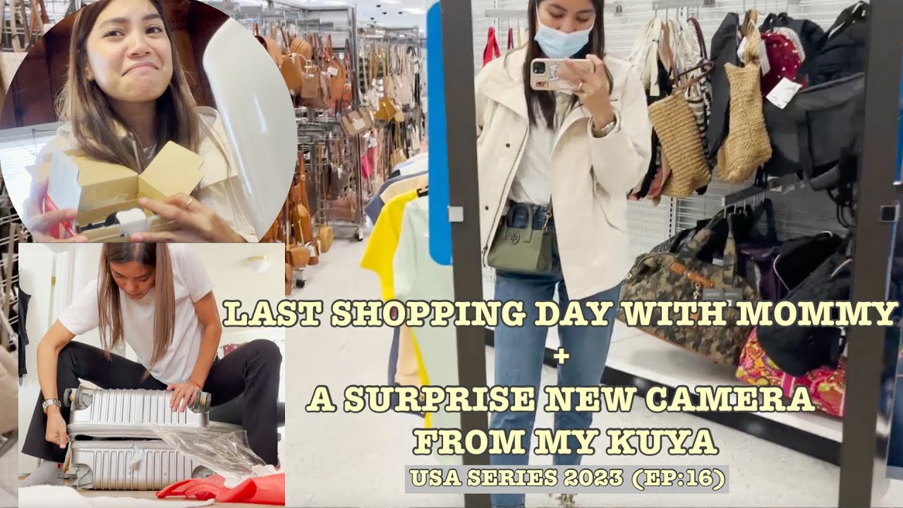 LAST DAY IN THE US 🇺🇸 | SHOPPING AT ROSS, TARGET, MARSHALLS + SURPRISE NEW CAMERA 😱 (MAY 8, 2023)