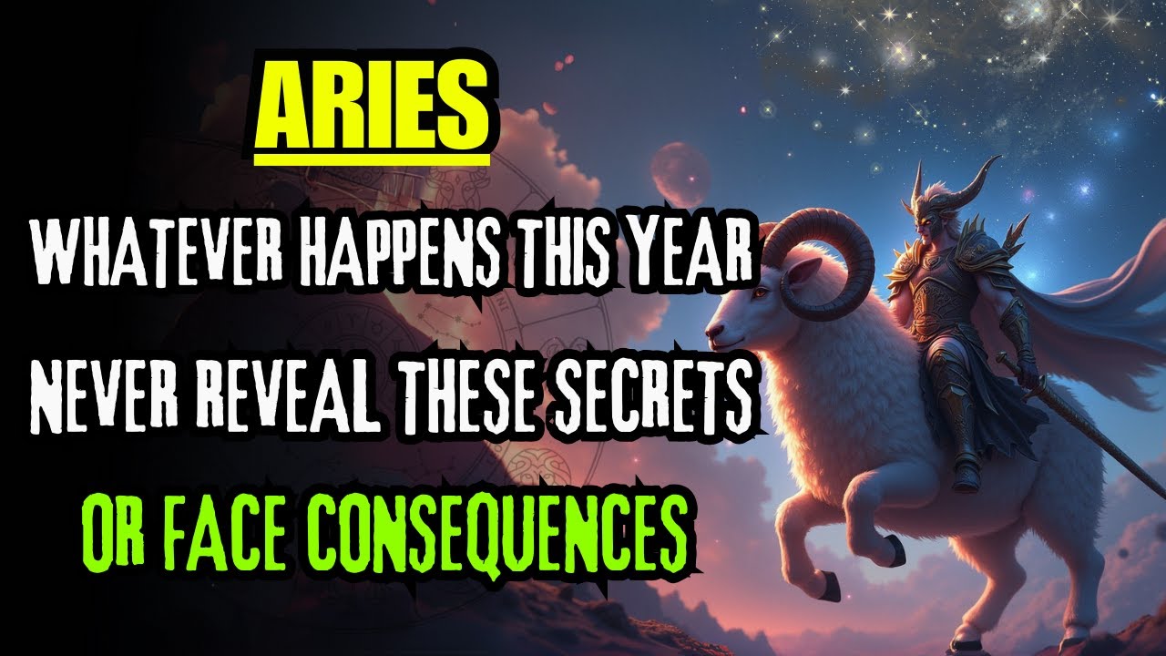 ARIES ♈ Whatever You Do, Never Reveal These Hidden Truths This Year