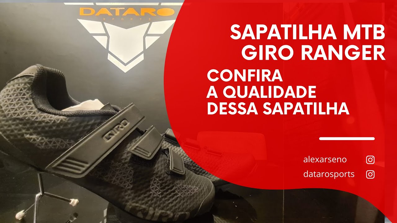 Sapatilha Mtb Giro Ranger. Uma ótima opção de up grade