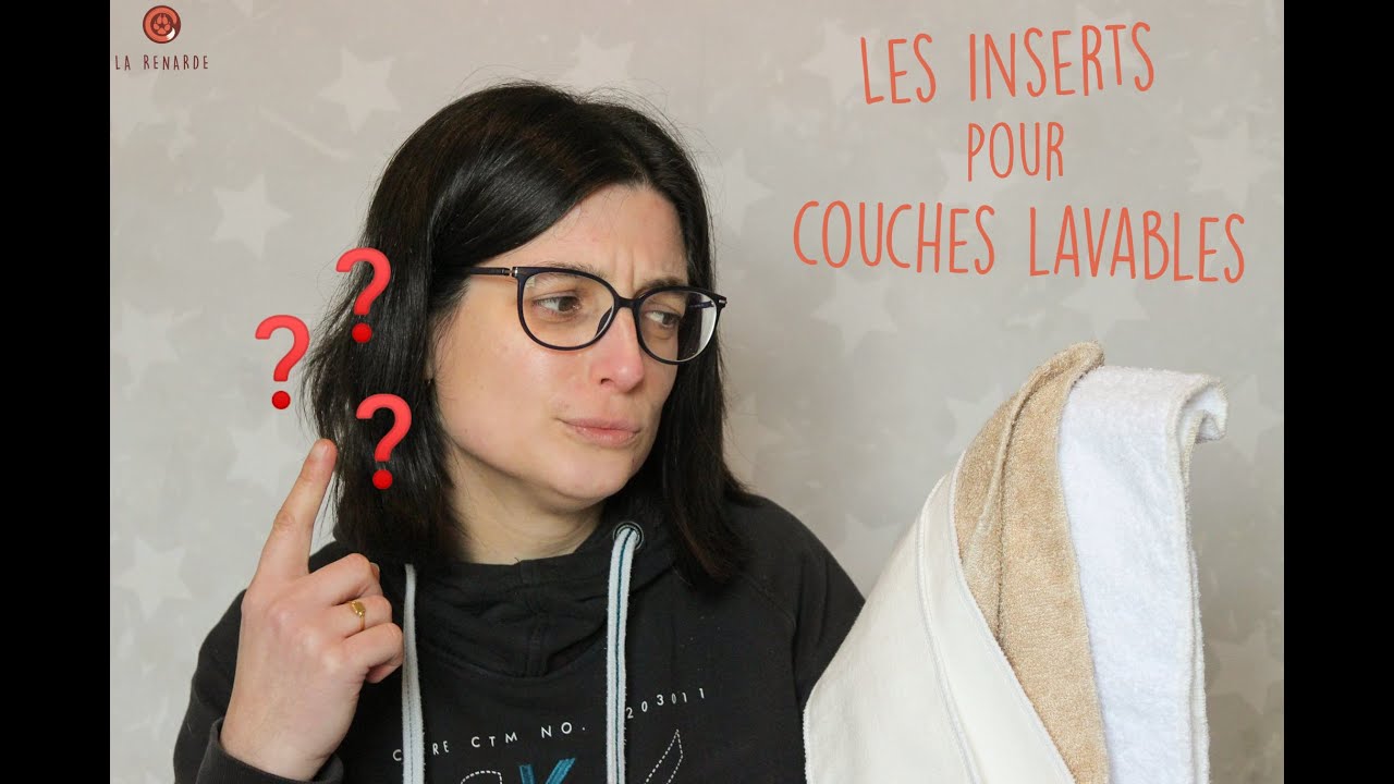 Les différents INSERTS pour COUCHES LAVABLES