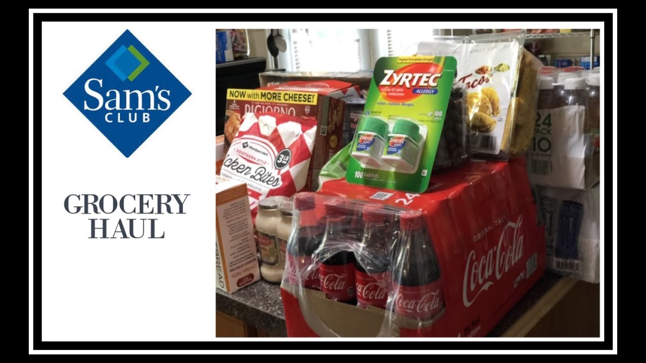 Sam's Club Grocery Pick Up Haul | JBV #113