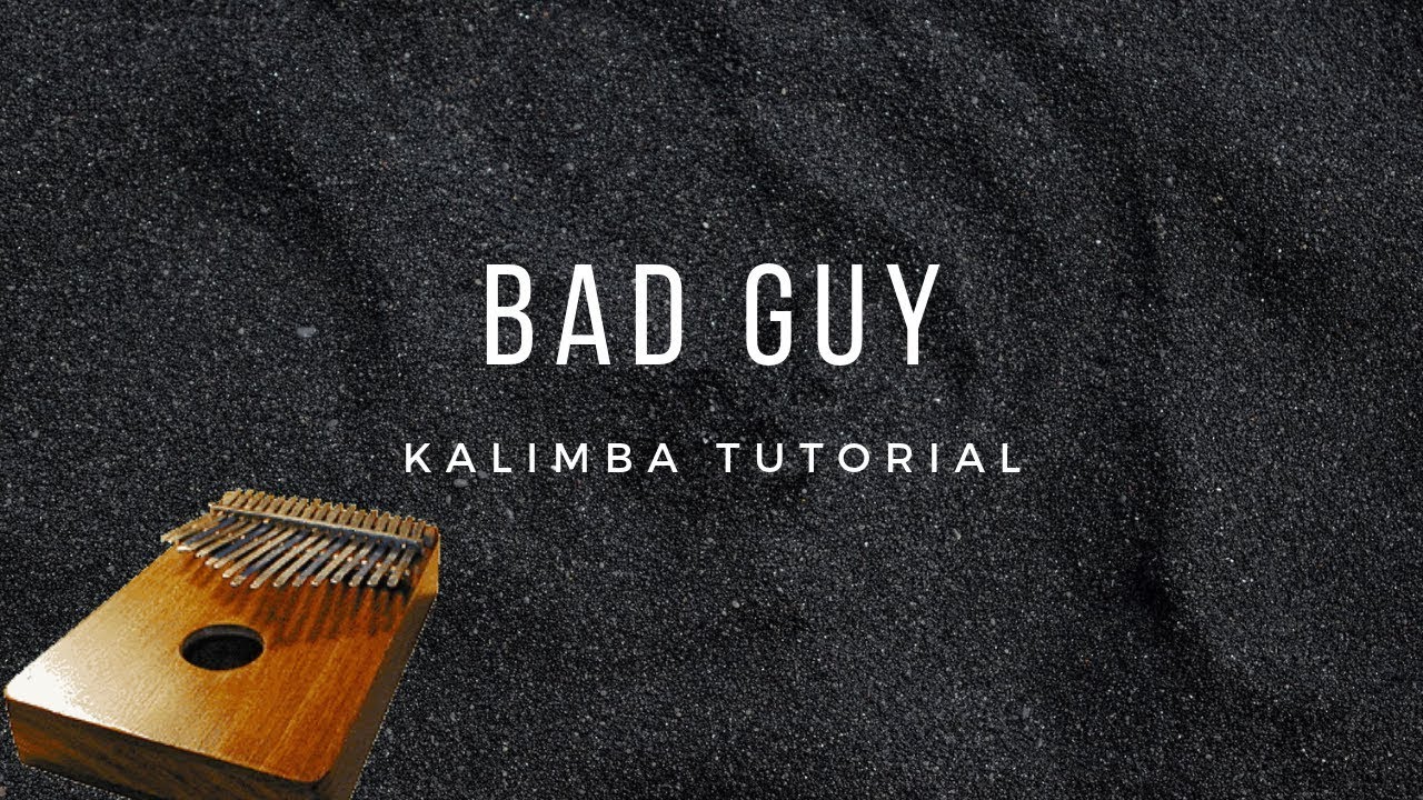 【EASY Kalimba Tutorial】Bad Guy by Billie Eilish