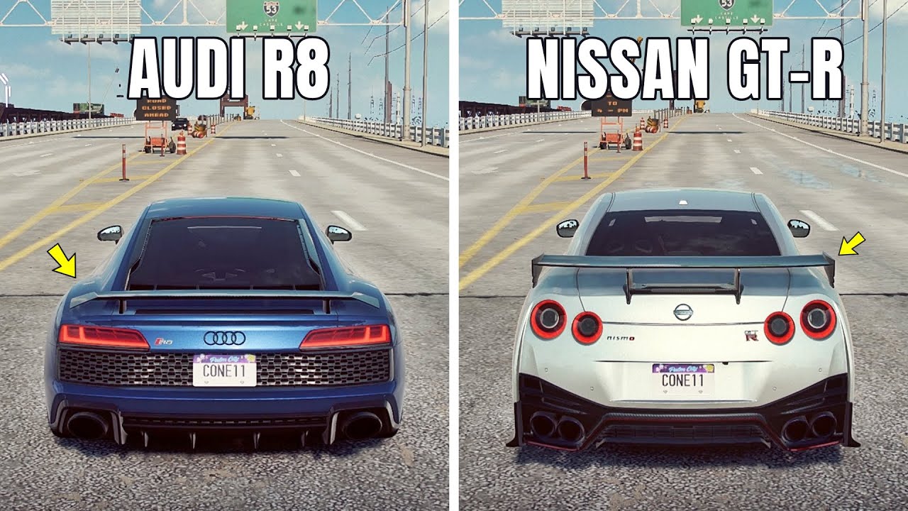 NFS Heat: AUDI R8 VS NISSAN GT-R NISMO (WHICH IS FASTEST?)