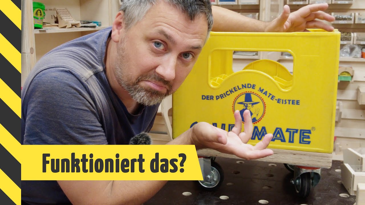 Getränkekiste auf Abwegen