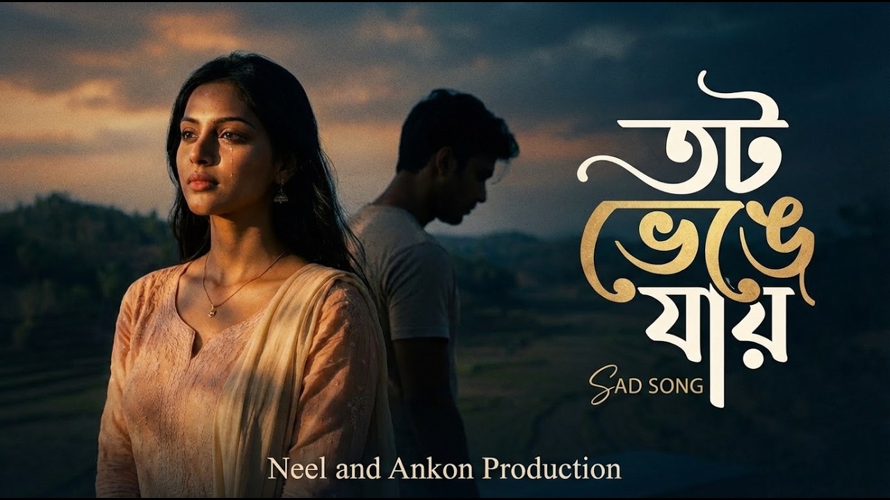 তট ভেঙ্গে যায়। খোলা সকাল কি উজ্জ্বল হতো এমন | Neel & Ankon | ব্যথা, আলো, নীরবতা |  বাংলা গান ।