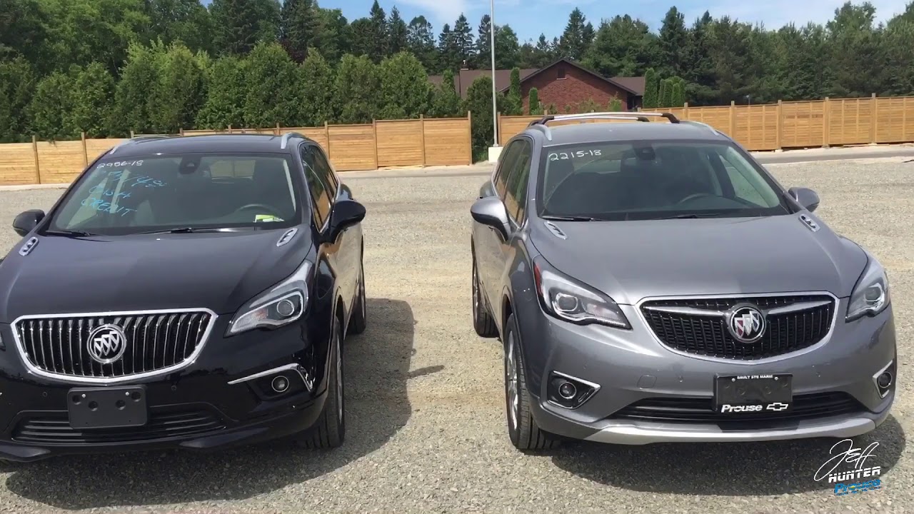2018 vs 2019 Buick Envision AWD