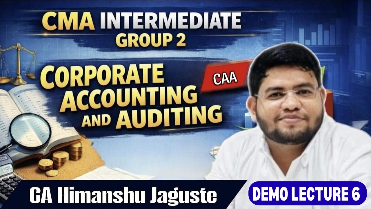 CMA INTER GR 2 AUDIT | HGPA CLASSES | BY CA HIMANSHU JAGUSTE |