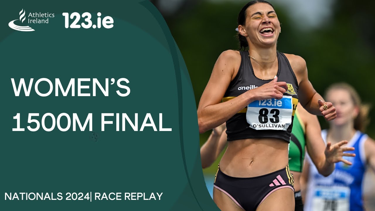 Gold for Sophie O’Sullivan at nationals 🤩 1500m Final Replay | Nationals 2024