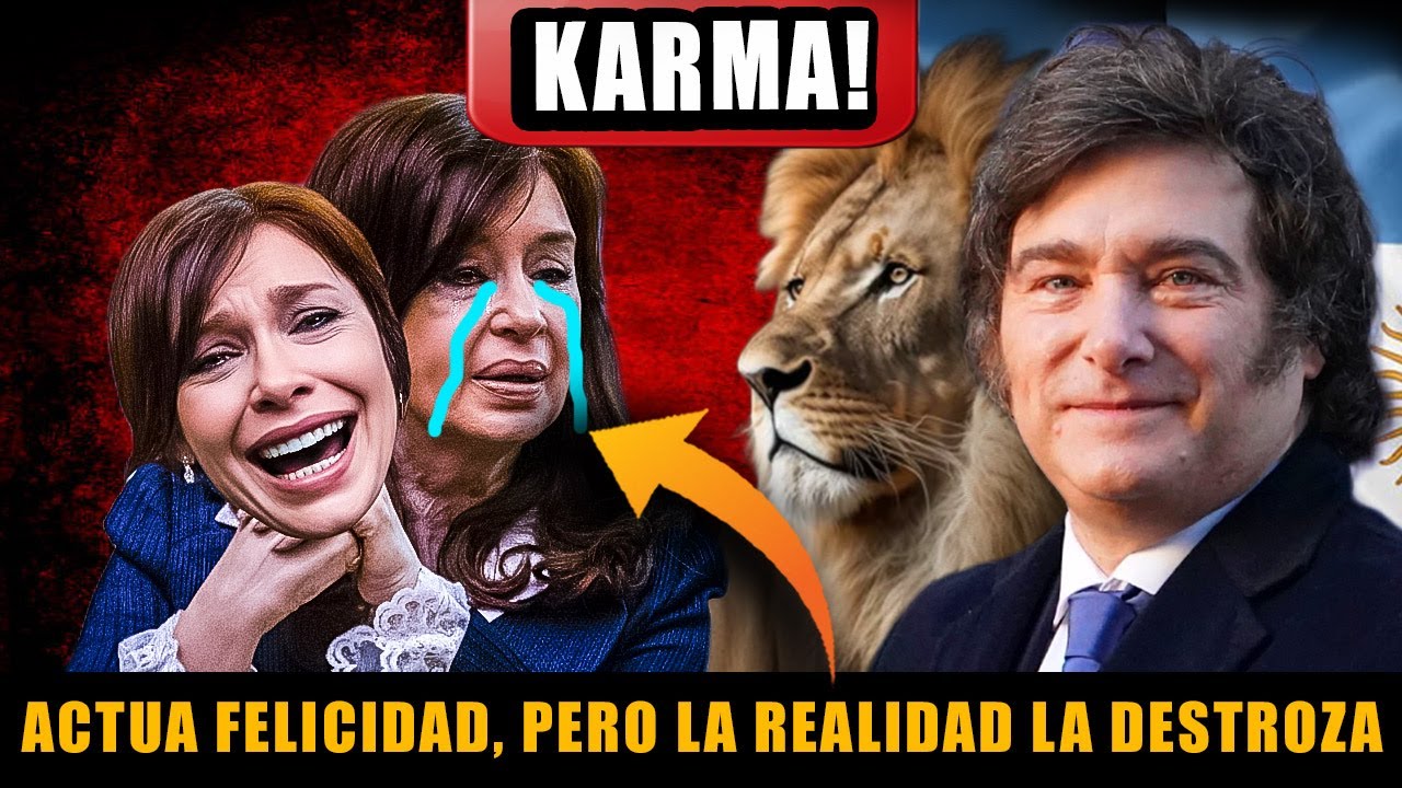 KARMA BRUTAL!🔥 MILEI LA ARRUINO TANTO QUE AHORA CRISTINA FINGE DEMENCIA!