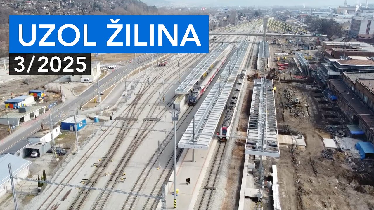Modernizácia železničného uzla Žilina (február/marec 2025)
