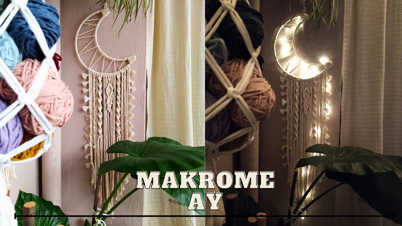 ŞAZİ İLE YAP: MAKROME AY | MAKROME AY NASIL YAPILIR?