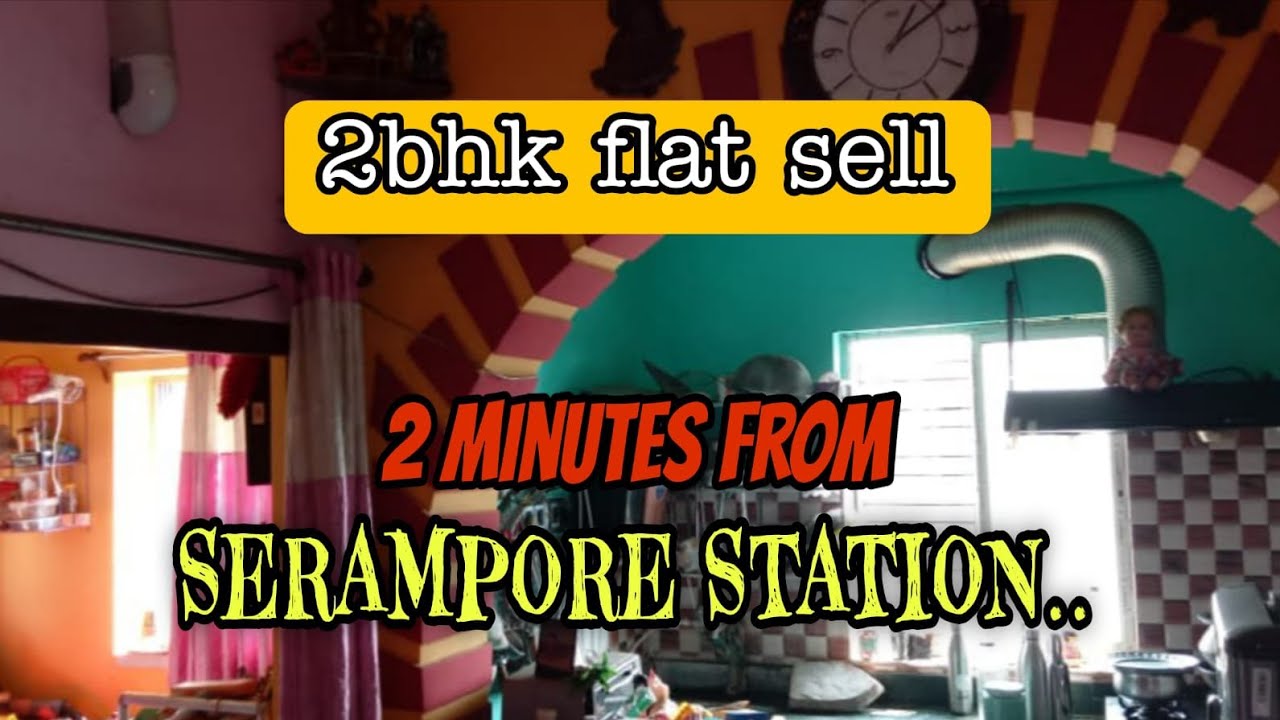 No 157 ll 2bhk flat 16Lakhs, 2 min station railway 