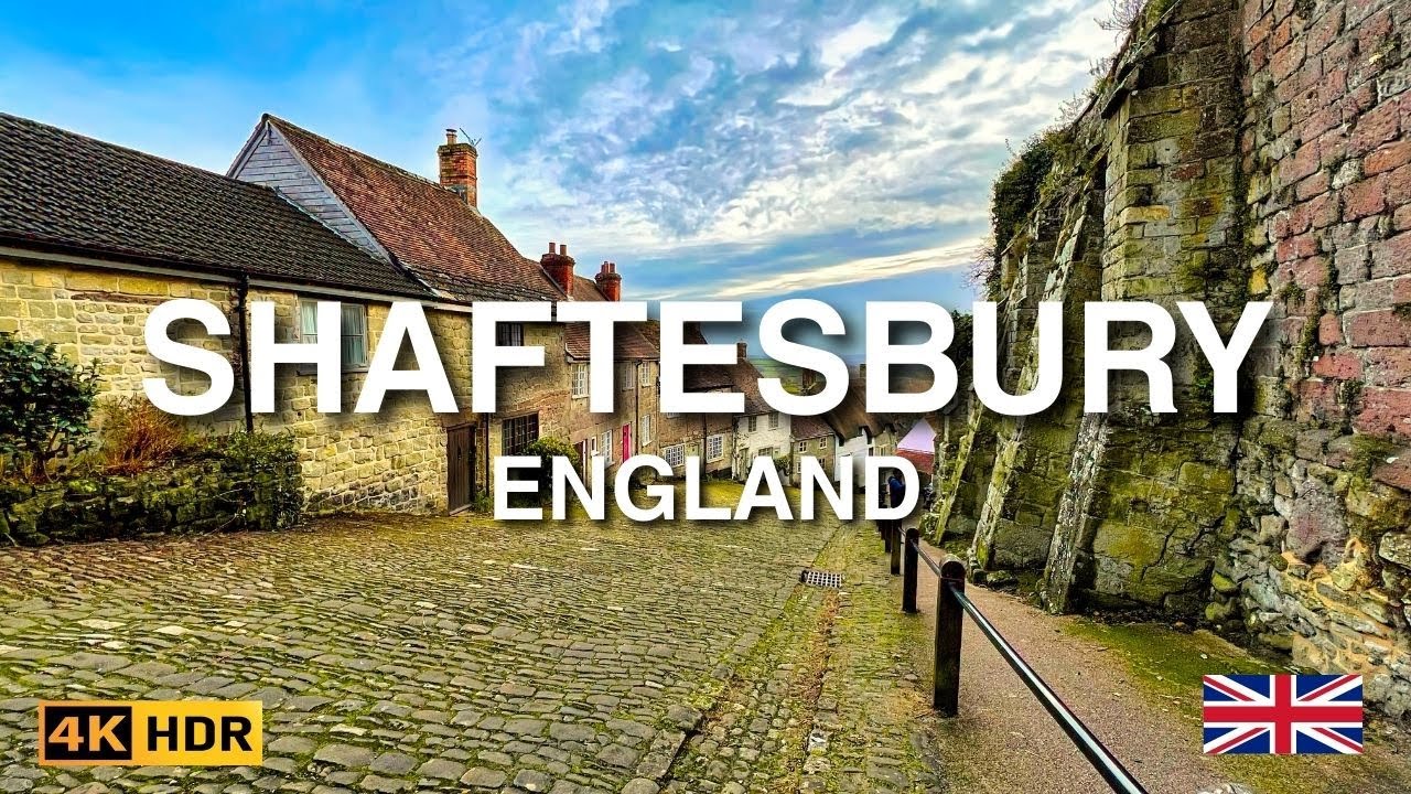 Shaftesbury England | Walk Around Dorset's Most Beautiful Town — Gold Hill & Town 4K Walking Tour