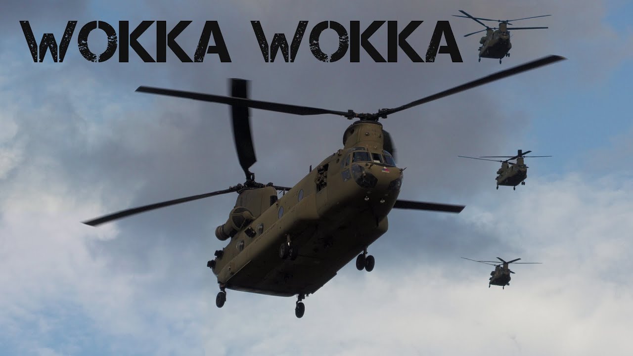 US Army Chinooks deploy to London 🇺🇸