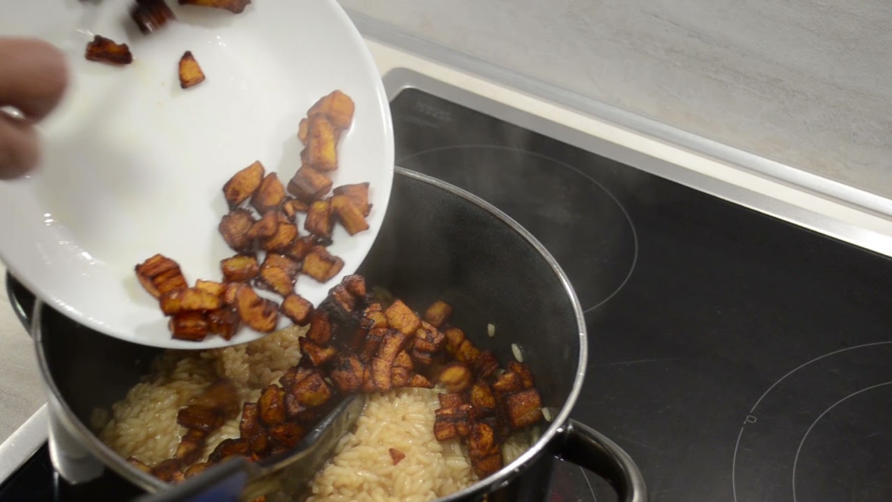 Arroz pajarito arroz con maduro //Rice pajarito rice with maduro //