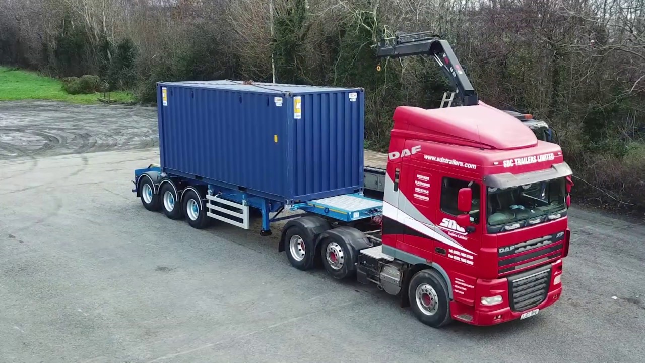 SDC Trailers ISO Tank Skeletal Trailer