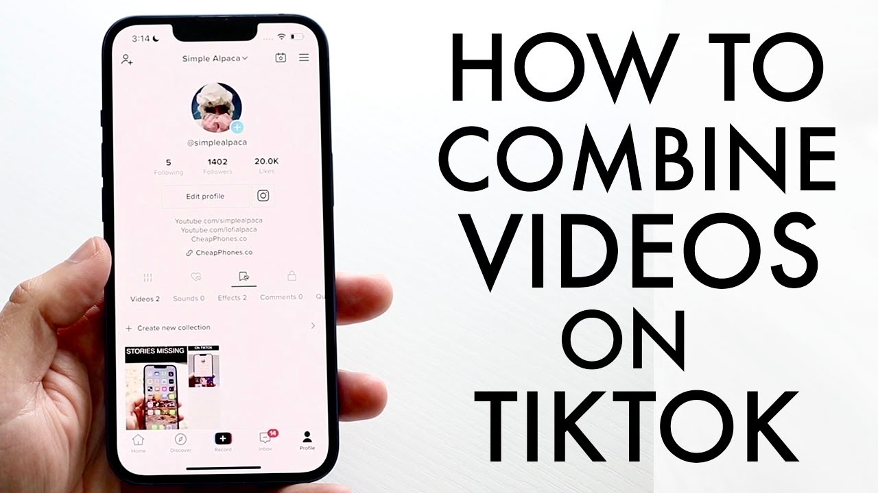 Как объединить видео в TikTok! (2022)