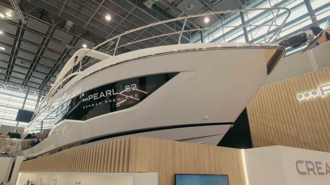 Pearl 63 на Boot D&uuml;sseldorf | 33 узла, 4 каюты и мастер-дек с полной приватностью
