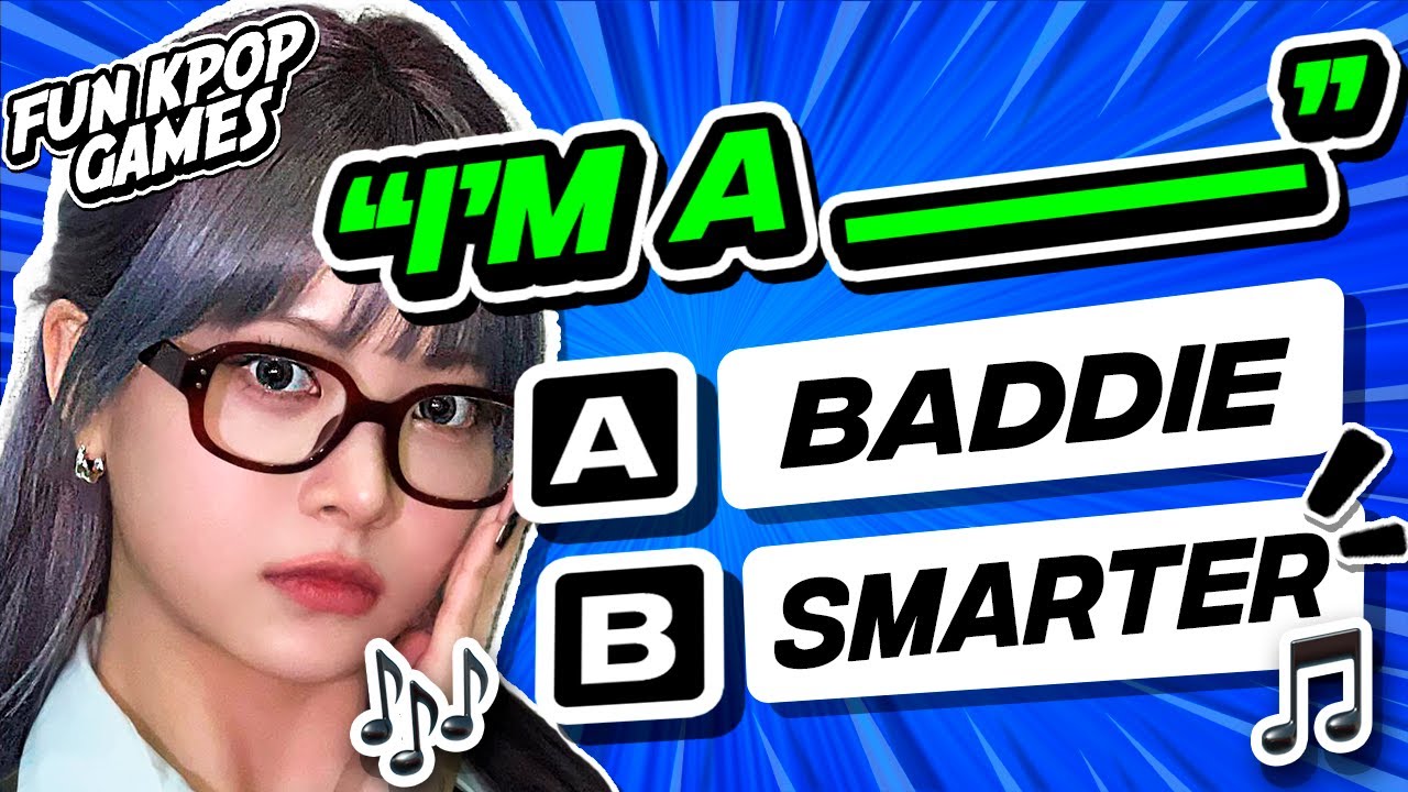 ✨GUESS THE MISSING WORD IN KPOP SONG LYRICS 🎤✨ #3 [MULTIPLE CHOICE] ✅ - FUN KPOP GAMES 2024