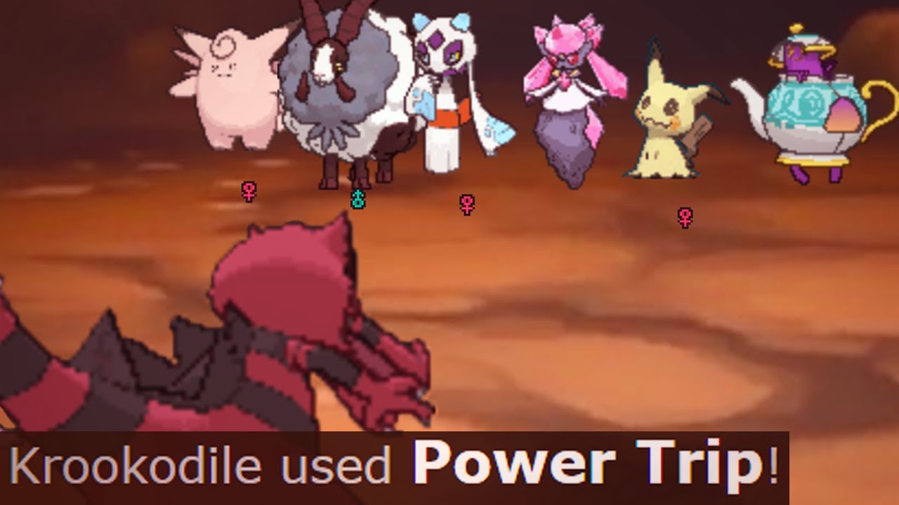 POWER TRIP KROOKODILE pokemon showdown SWEEP