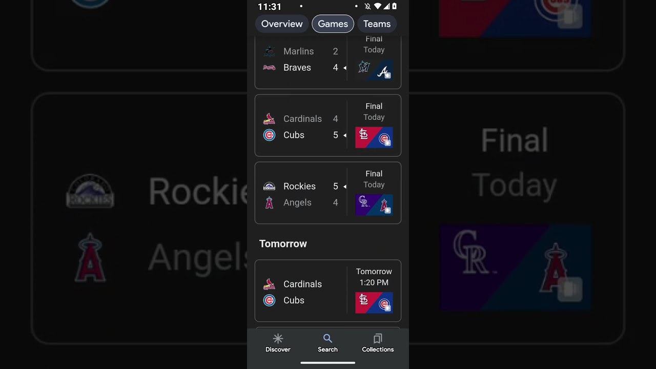 MLB Baseball Scores #mlb #baseball #majorleaguebaseball